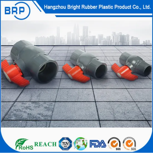 UPVC National Standard/American Standard Sch80 Industrial Plastic 32mm Simple Compact Ball Valve suppliers