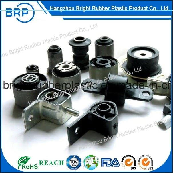 Customized Rubber Molded Parts Bonded To Metal 