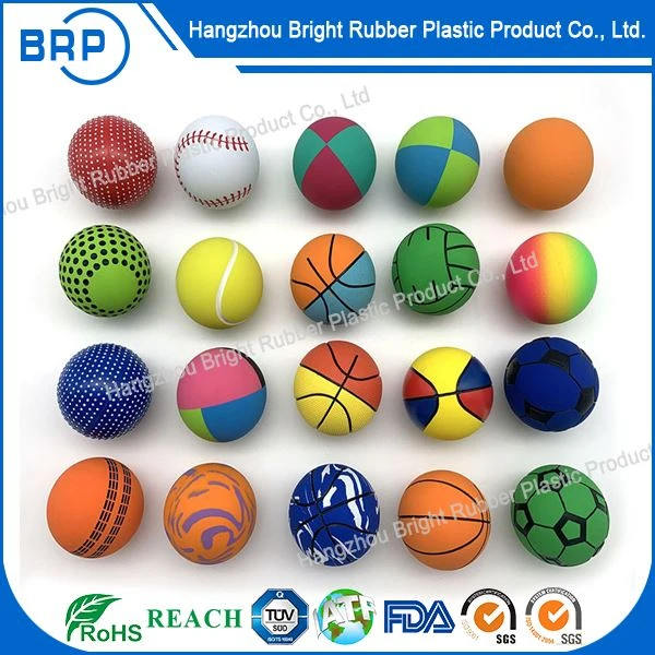 customzied colorful rubber ball